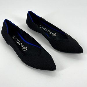Rothy's The Point Black Ballet Flat Pointed Toe